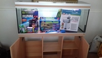 Rena 4ft Aquarium with cabinet and 2 external canister filters