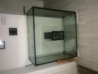 Aquarium for sale make me a offer large cube 3.3x3.3x18