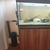 240 litre fluval tank and dark brown cabinet